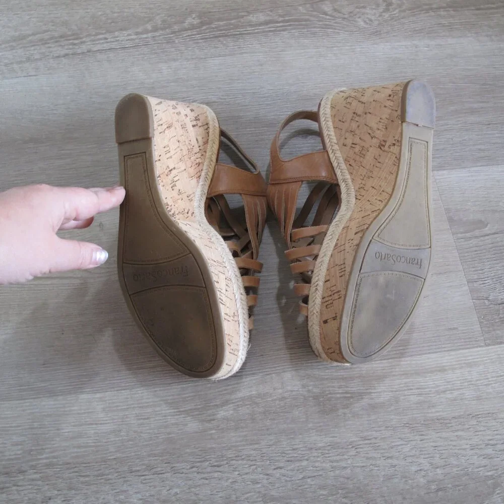 FRANCO SARTO Tammie Espadrille Wedge Sandals